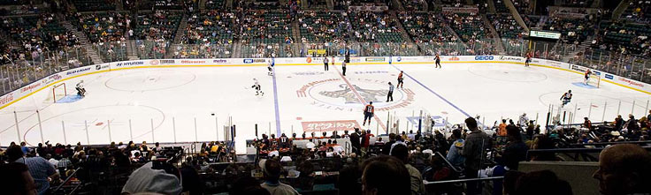 Tampa Bay Lightning hemmaarena Amalie Arena, Tampa Florida.